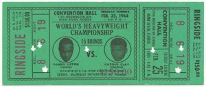 liston clay ticket african american museum